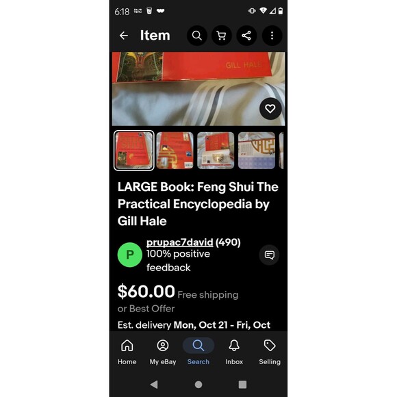 Feng Shui Large Book Gill Hale Encyclopedia - Picture 4 of 4